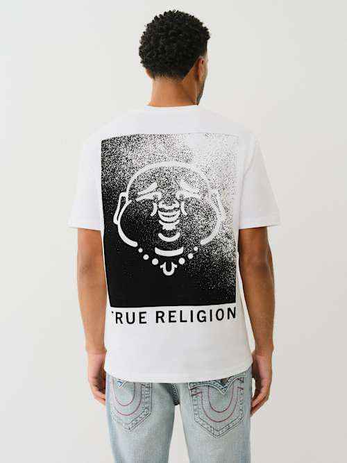 FLOCKED BUDDHA TEE