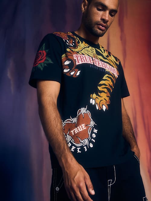 TIGER HEART GRAPHIC TEE