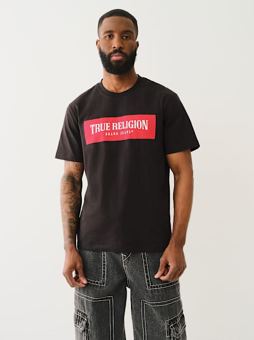 HEAVYWEIGHT MESH LOGO TEE