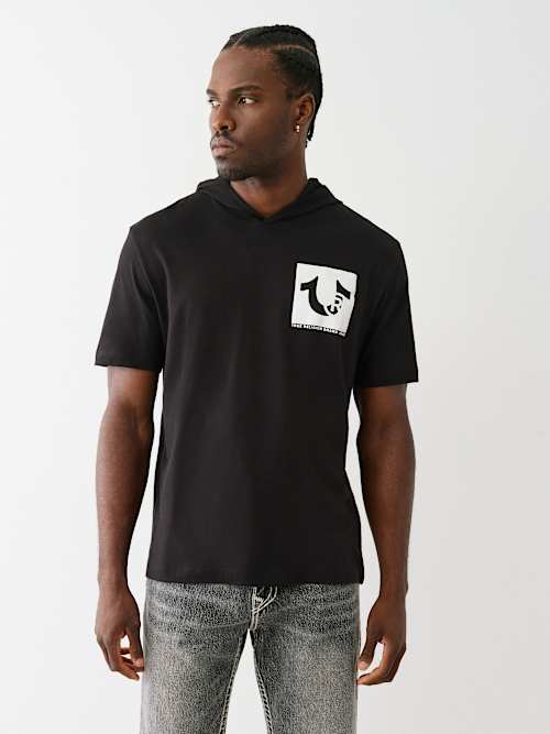 BUDDHA LOGO HOODED HEAVYWEIGHT TEE