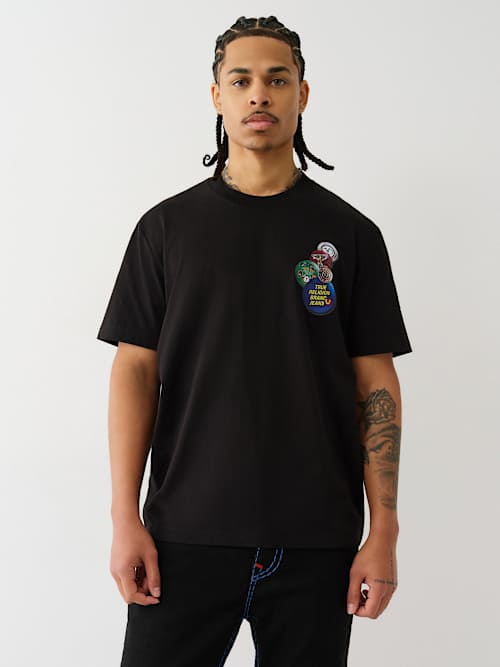 LOGO PINS HEAVYWEIGHT TEE