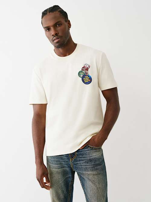 LOGO PINS HEAVYWEIGHT TEE