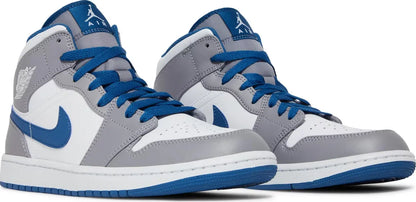 Air Jordan 1 Mid 'Cement True Blue'