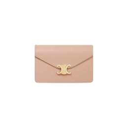 Celine Margo Wallet on Chain in Shiny Calfskin