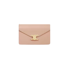 Celine Margo Wallet on Chain in Shiny Calfskin