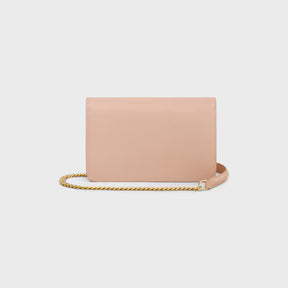 Celine Margo Wallet on Chain in Shiny Calfskin