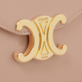Celine Margo Wallet on Chain in Shiny Calfskin