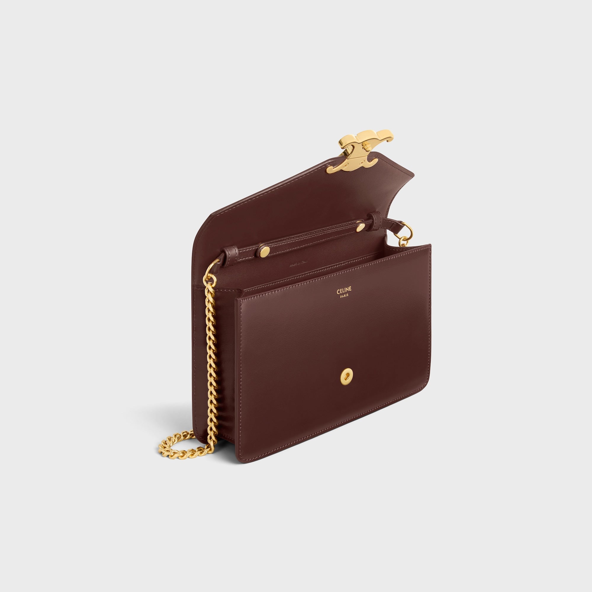 WALLET ON CHAIN MARGO IN Shiny calfskin