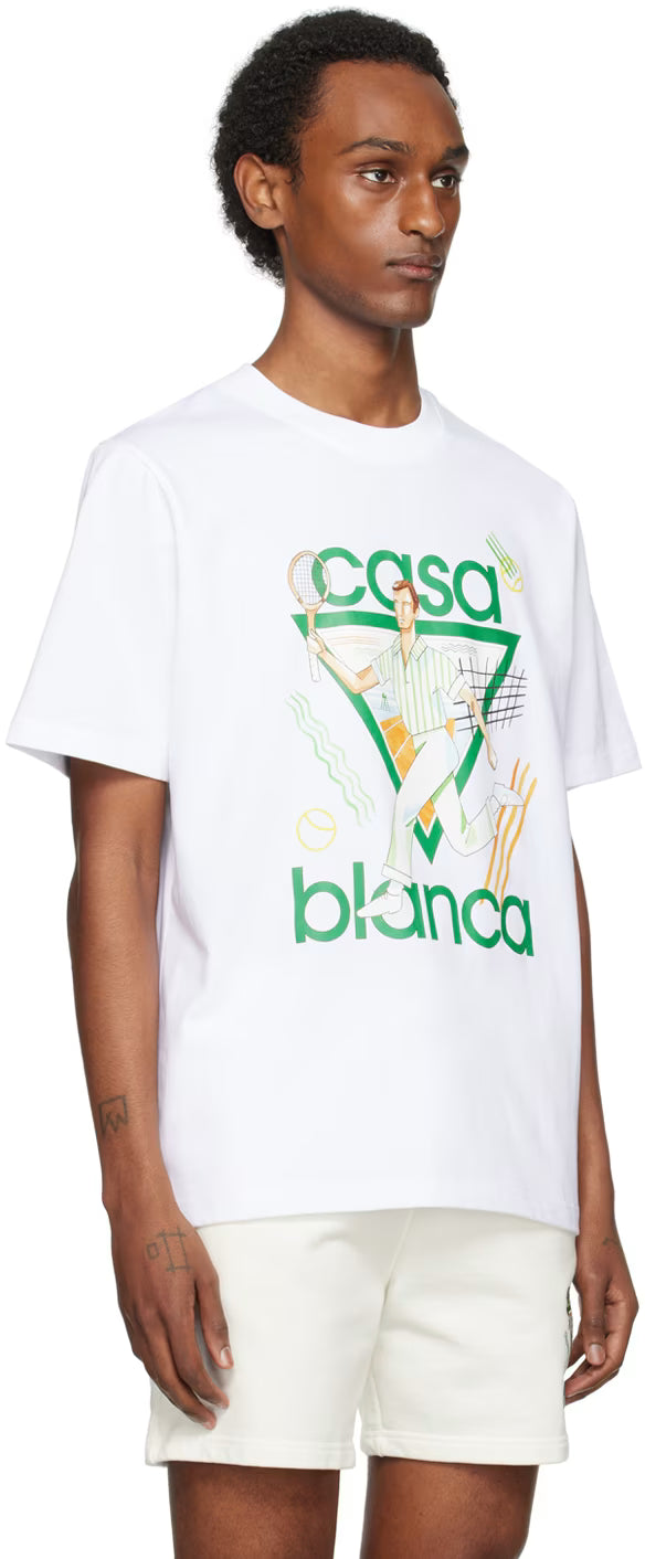 Exclusive White 'Le Jeu' T-Shirt