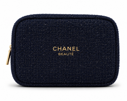 Chanel Beaute BLUE 2025 Make Up Cosmetics Bag