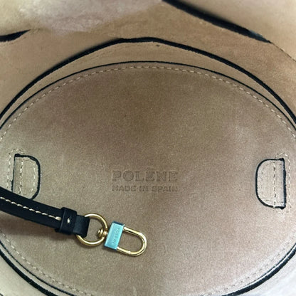 Polène Nodde Seau Edition Black Calf Leather