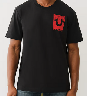 FLOCKED BUDDHA TEE