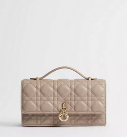 My Dior Mini Bag Powder Beige Cannage Lambskin