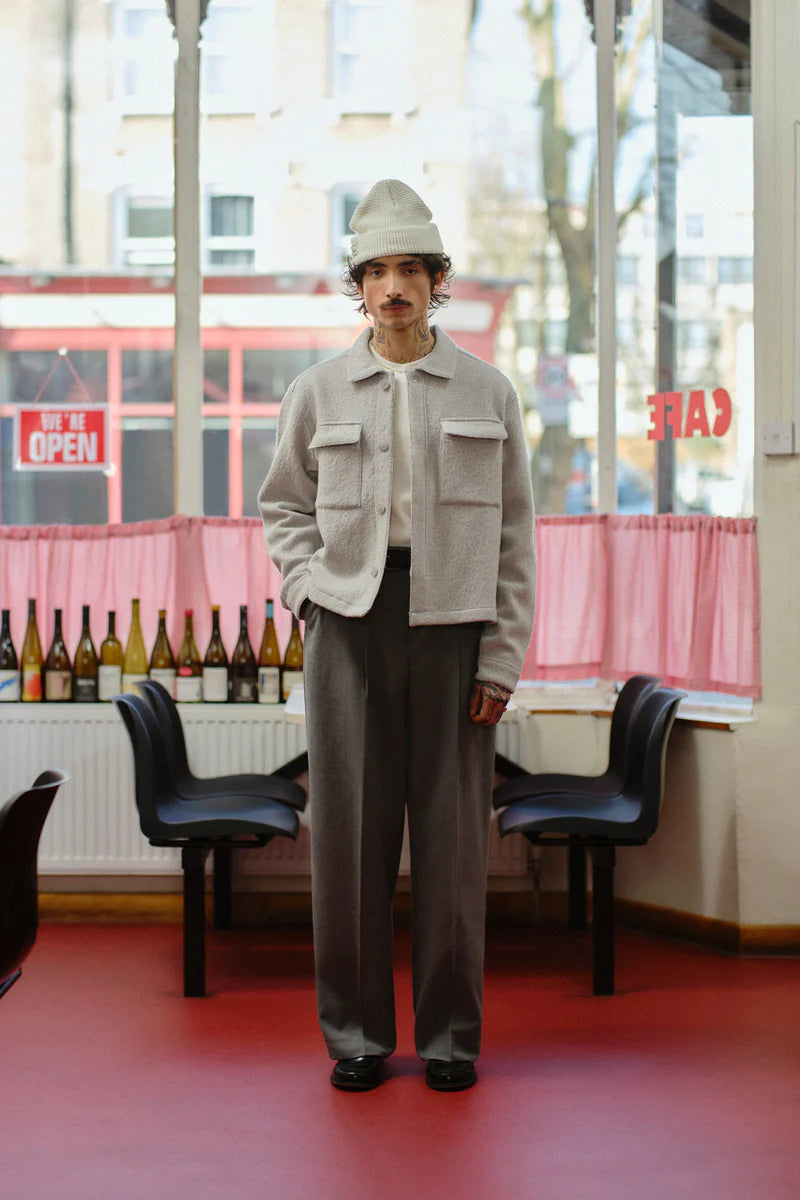 Wool overshirt - grey