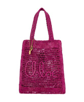 Fuchsia Silk Nylon Bags