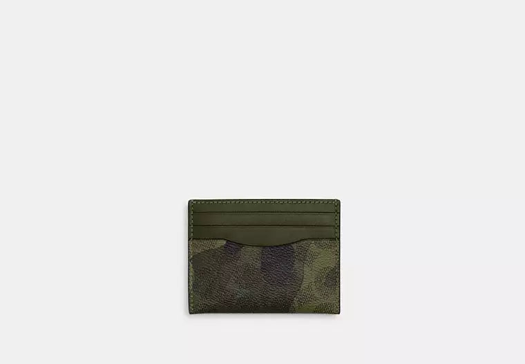 Coach Slim Id Card Case In Signature Camo Print - Wallets | Shop From The Mirage