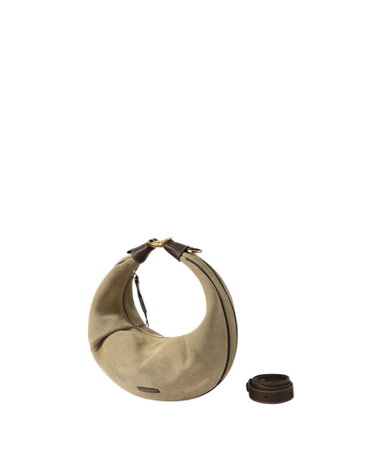 Songmont Medium Luna Hobo Bag - Dune Suede