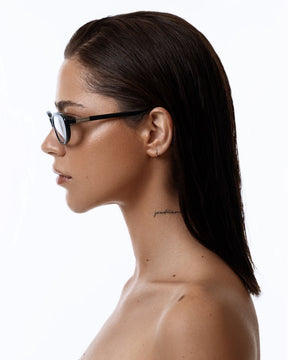 Alexa Black/Clear Sunglasses