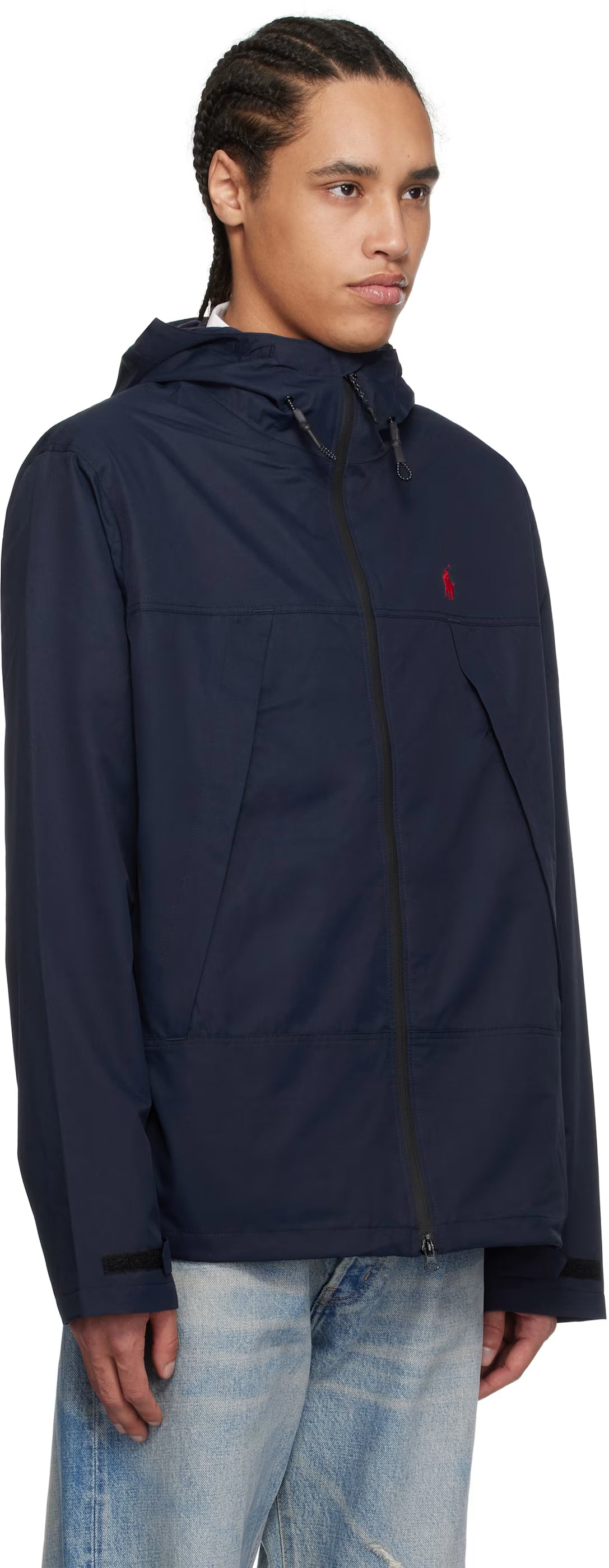 Polo Ralph Lauren Navy Lightweight Hooded Jacket