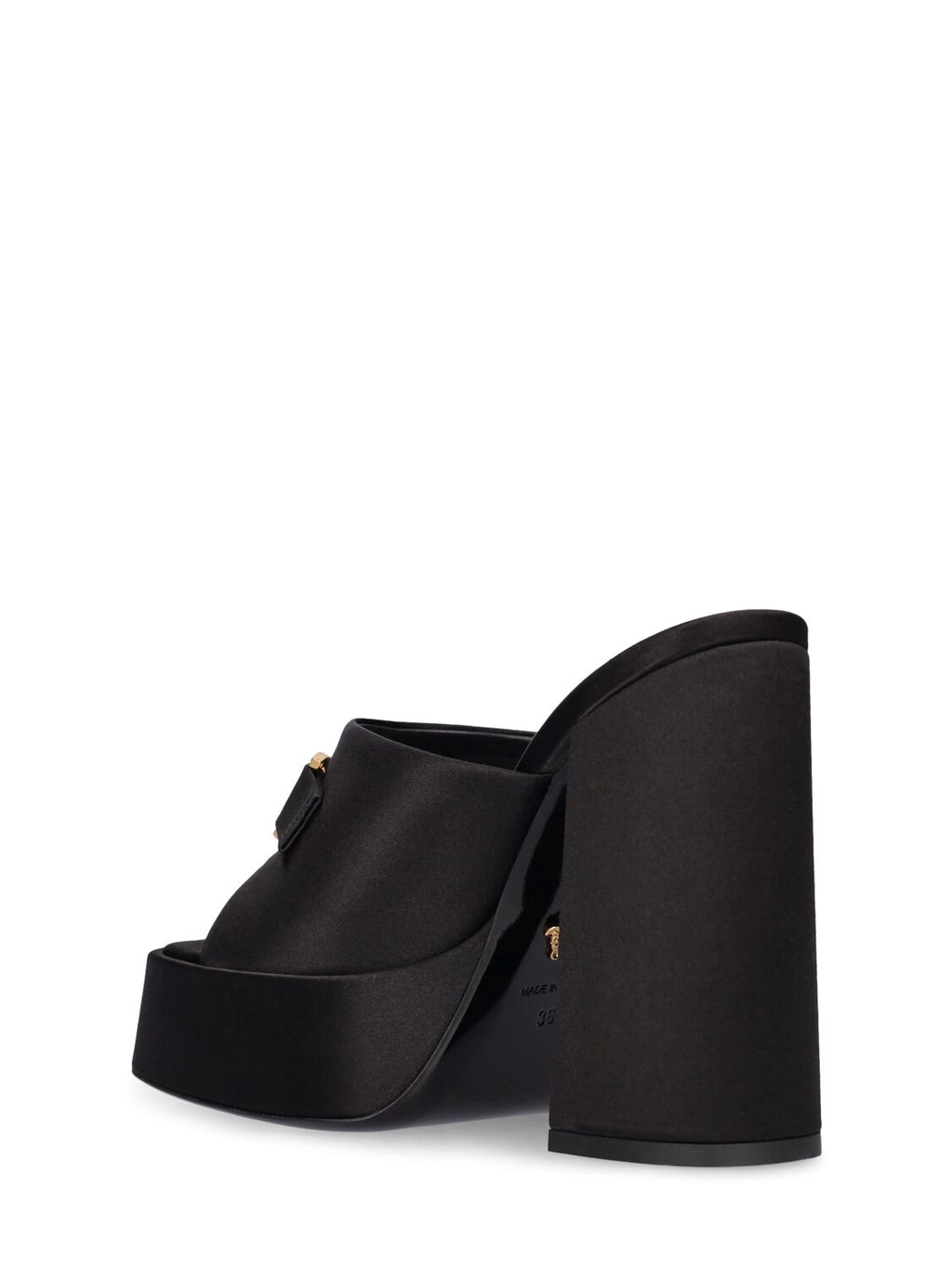Versace Versace 120mm Satin mules - Size: UK 2.5 Heels | Shop From The Mirage