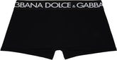 Dolce&Gabbana Two-Pack Black Cotton Jersey Boxers