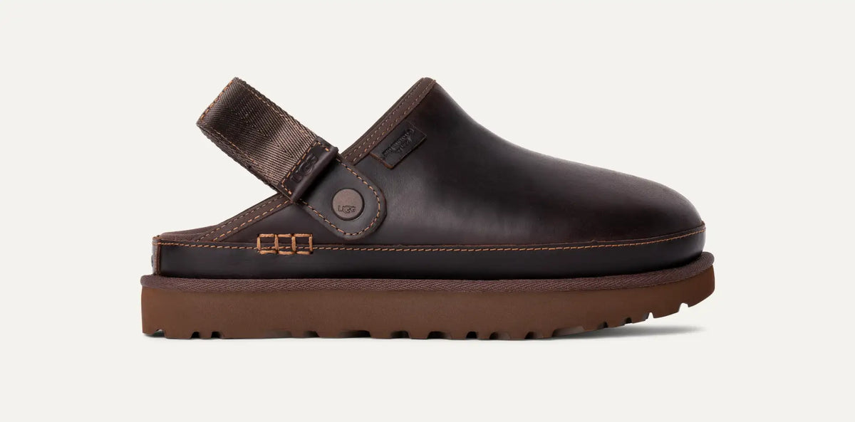 UGG® Goldenstar Clog – Regenerative Leather Clog with Swivel Heel Strap & Eco Comfort