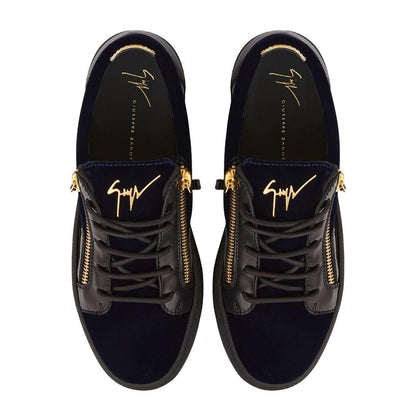 May Velvet Panel Low Top Trainers