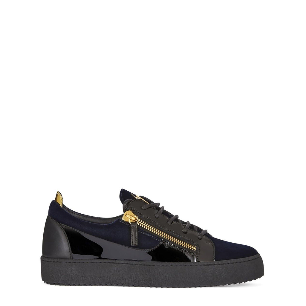 May Velvet Panel Low Top Trainers