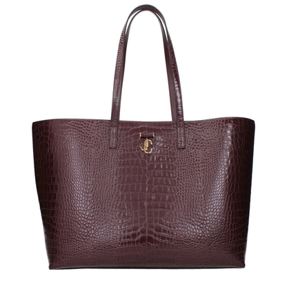 Jimmy Choo Red Leather Shoulder Bag
