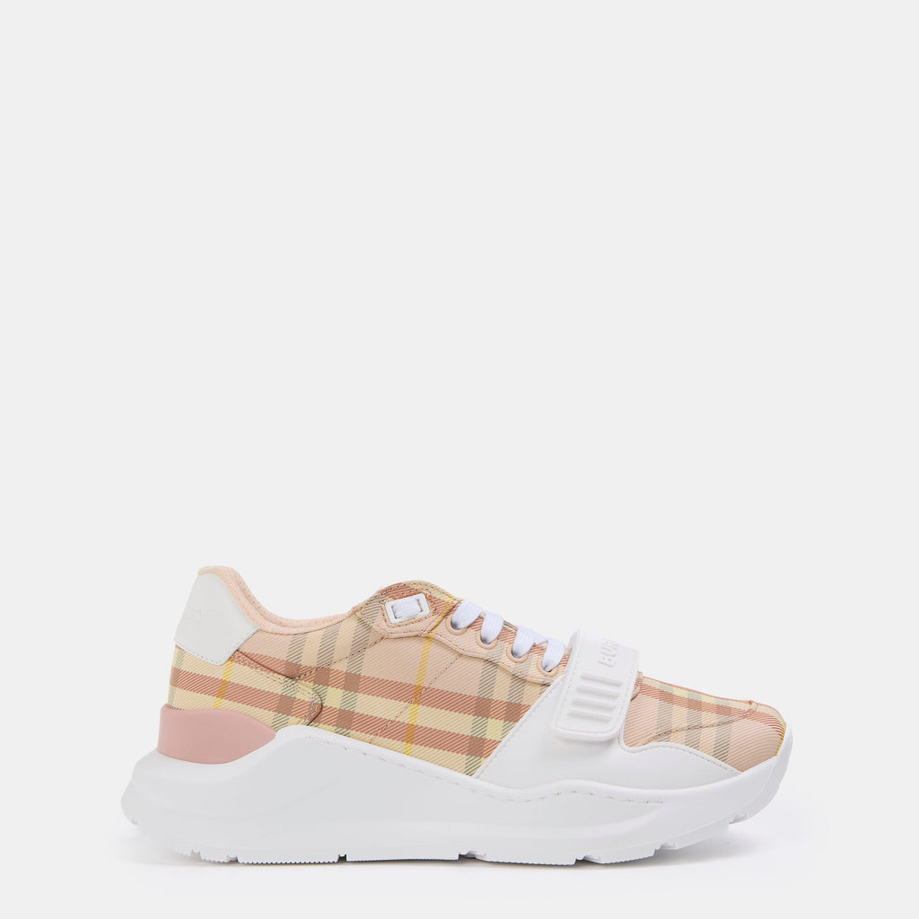 Women's Check Cotton New Regis Trainers