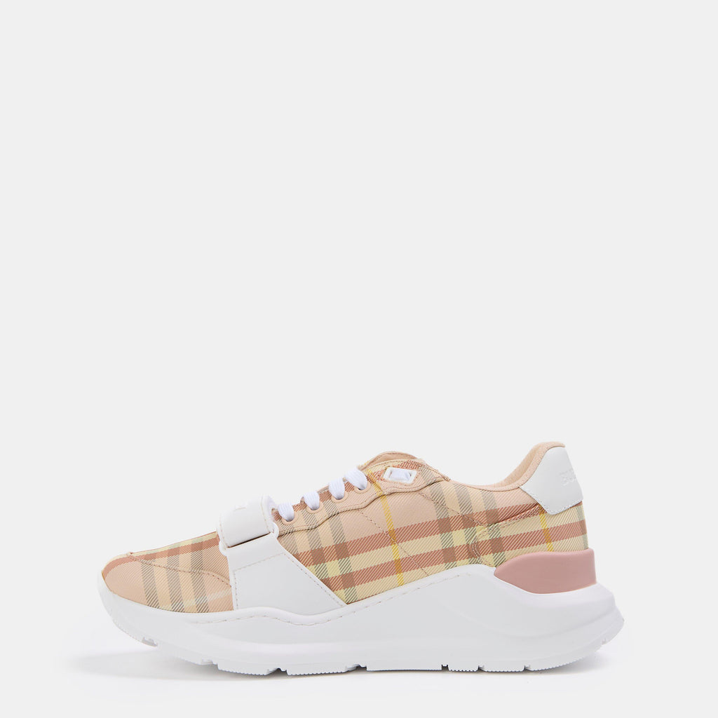 Women's Check Cotton New Regis Trainers