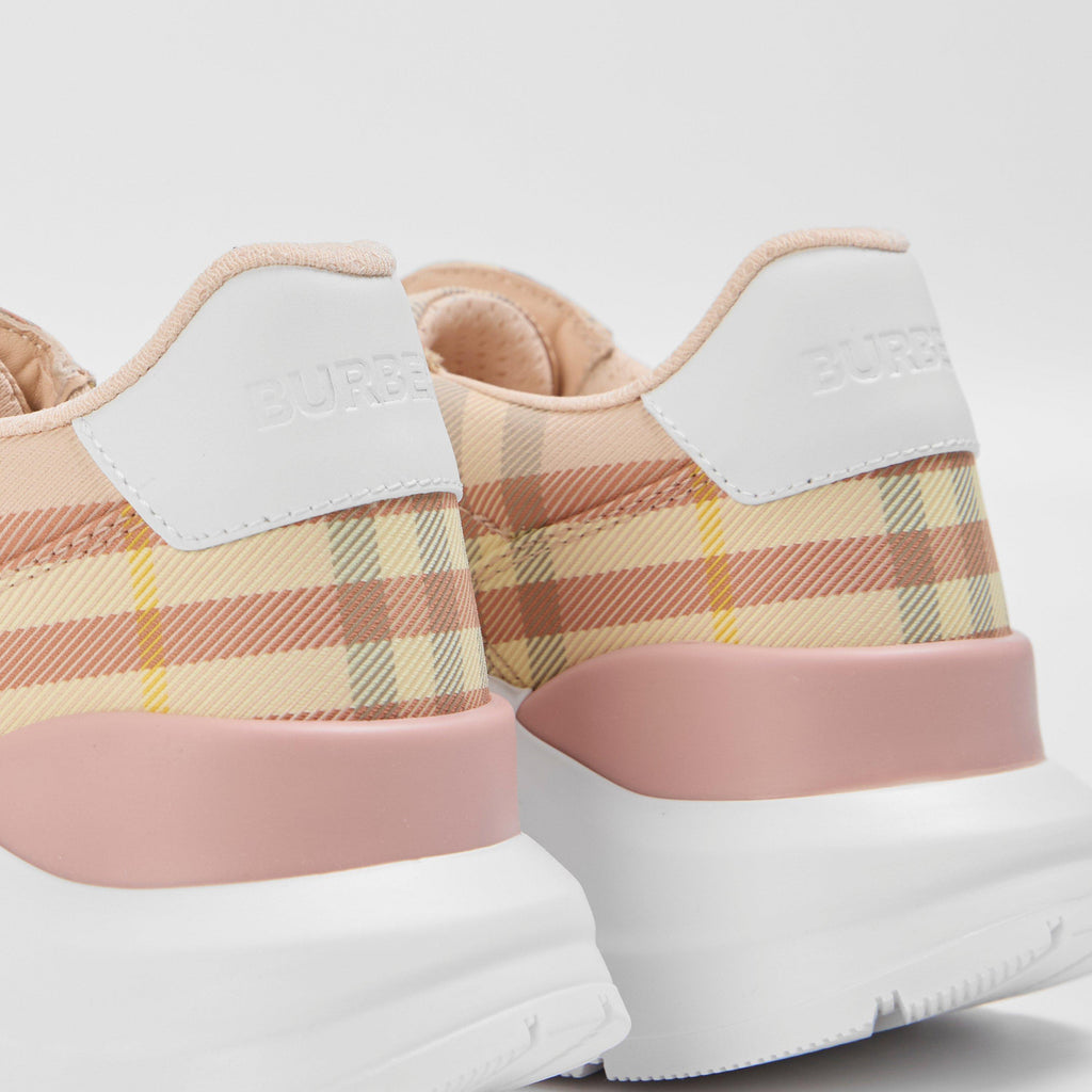 Women's Check Cotton New Regis Trainers