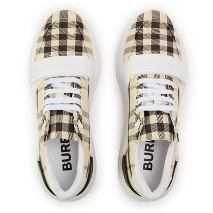 Check Cotton New Regis Trainers