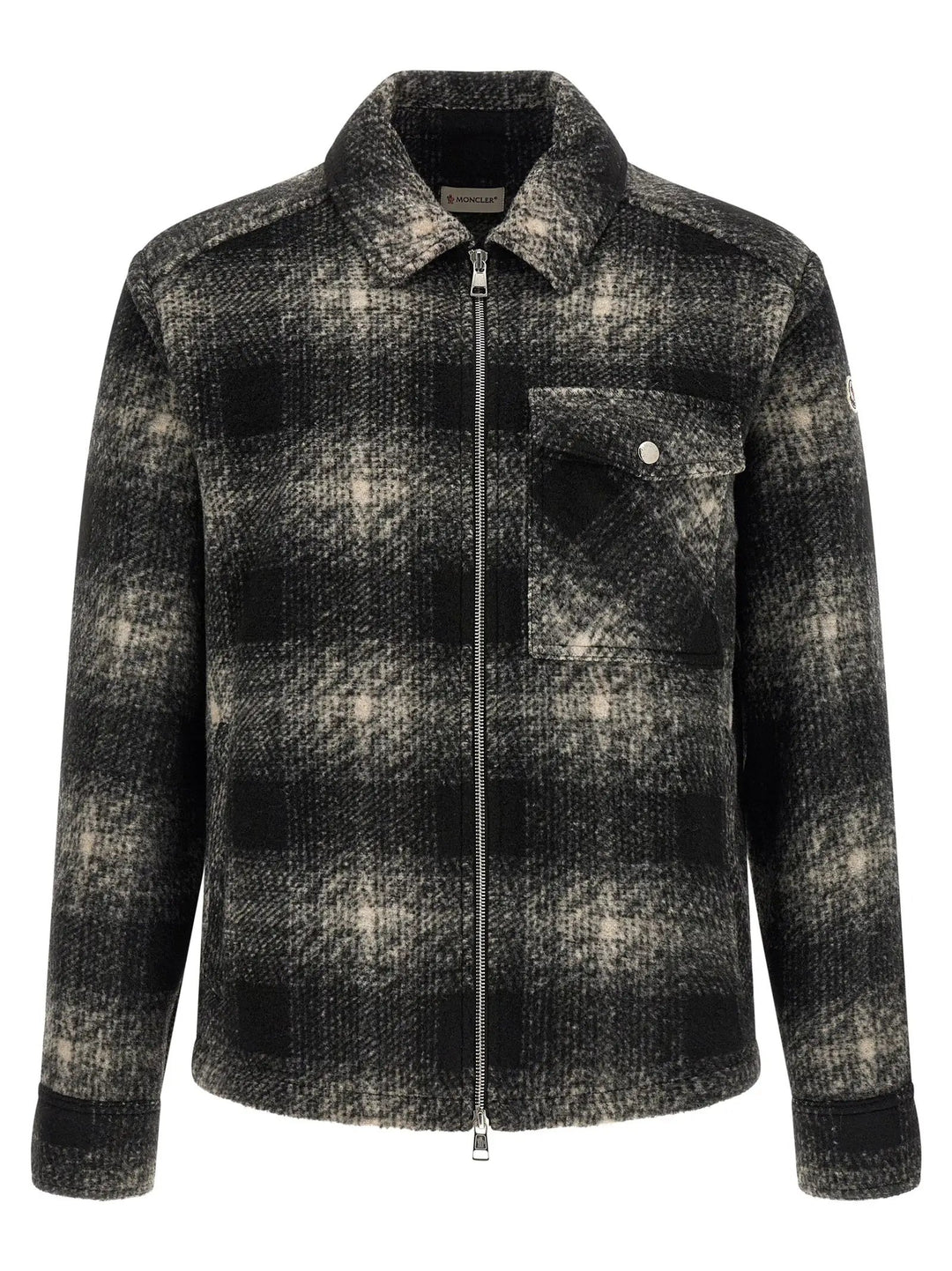 Moncler Gray Polyester Shirt