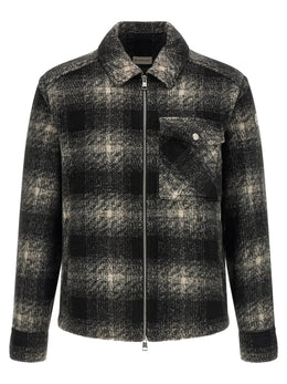 Moncler Gray Polyester Shirt