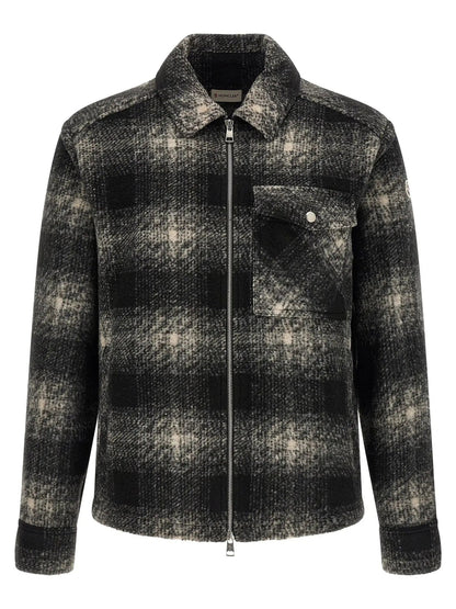 Moncler Gray Polyester Shirt