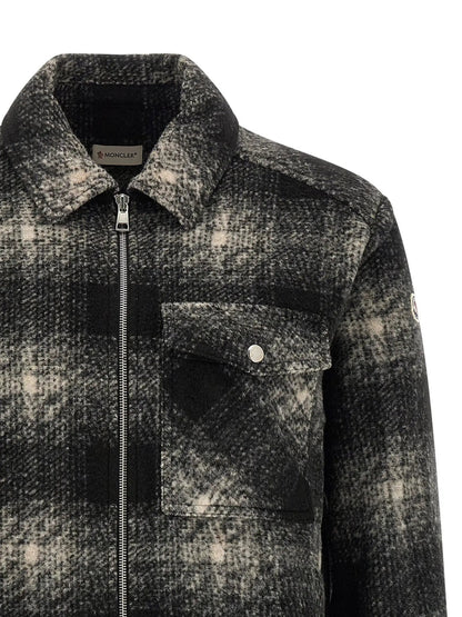 Moncler Gray Polyester Shirt