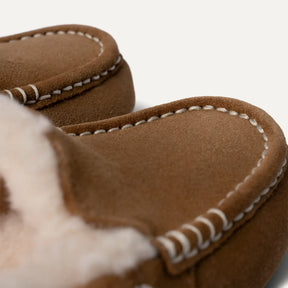 Ansley Water-Resistant Suede Slippers – Ultimate Indoor-Outdoor Comfort