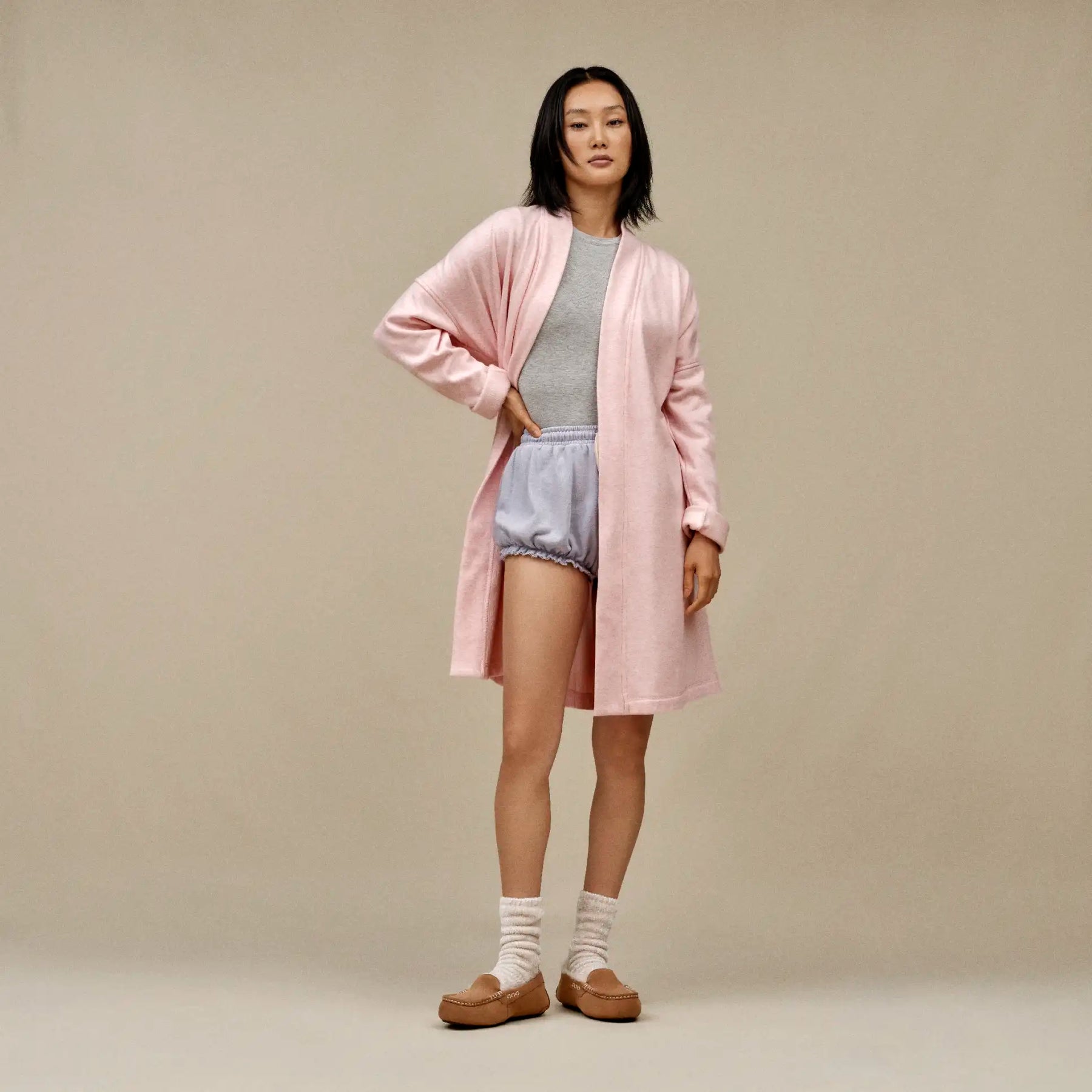 Ansley Water-Resistant Suede Slippers – Ultimate Indoor-Outdoor Comfort