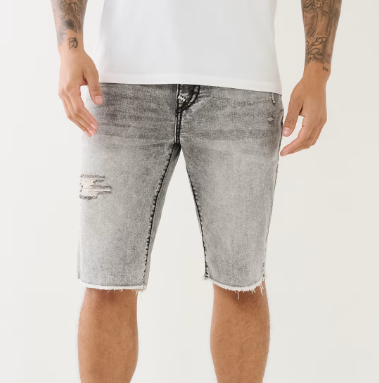 DISTRESSED RICKY FRAYED SHORT