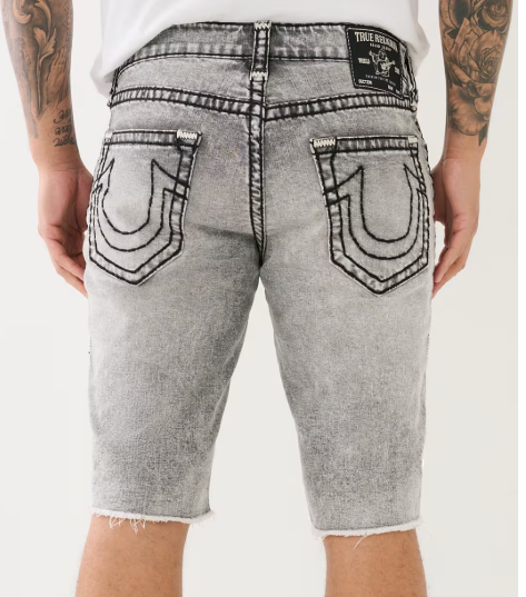 DISTRESSED RICKY FRAYED SHORT
