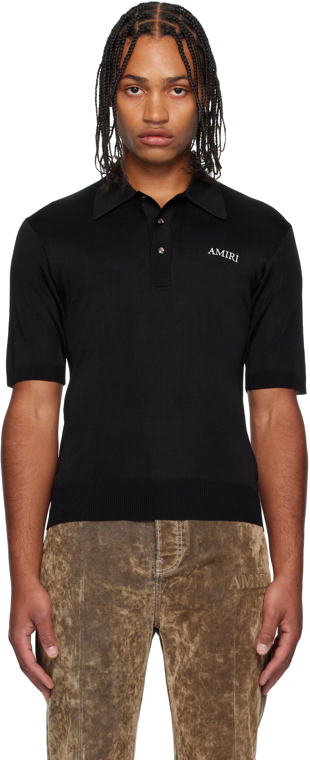 Black 'AMIRI' Spirit Polo
