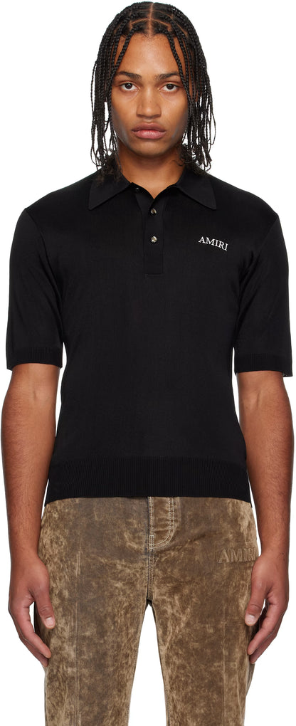 Black 'AMIRI' Spirit Polo