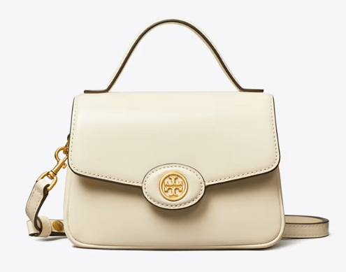 Tory Burch ROBINSON SPAZZOLATO SMALL TOP-HANDLE BAG - Bags | Shop From The Mirage