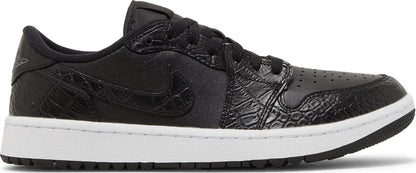 Air Jordan 1 Low Golf 'Black Crocodile/ Iron Grey'
