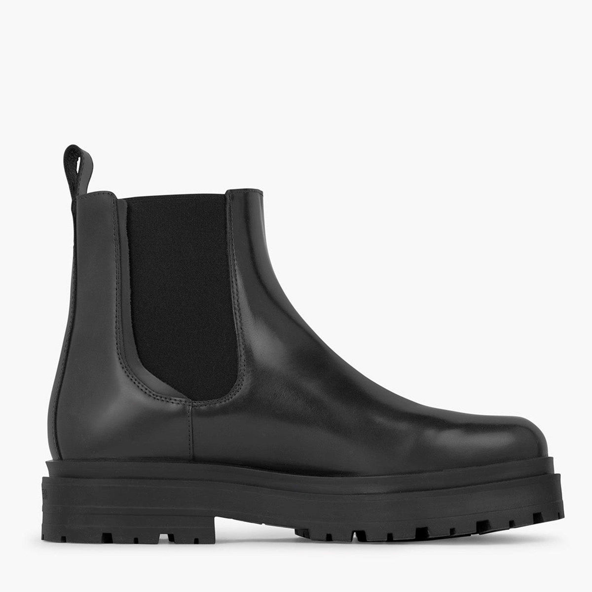Pull-On Platform Chelsea Boots