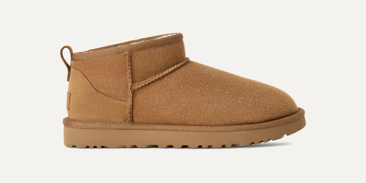 UGG Classic Ultra Mini Boot – 17mm Sheepskin, Lightweight Outsole, Easy On-Off Design