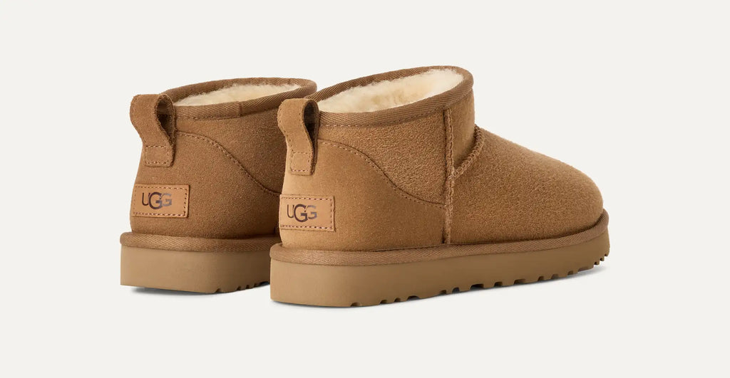 UGG Classic Ultra Mini Boot – 17mm Sheepskin, Lightweight Outsole, Easy On-Off Design