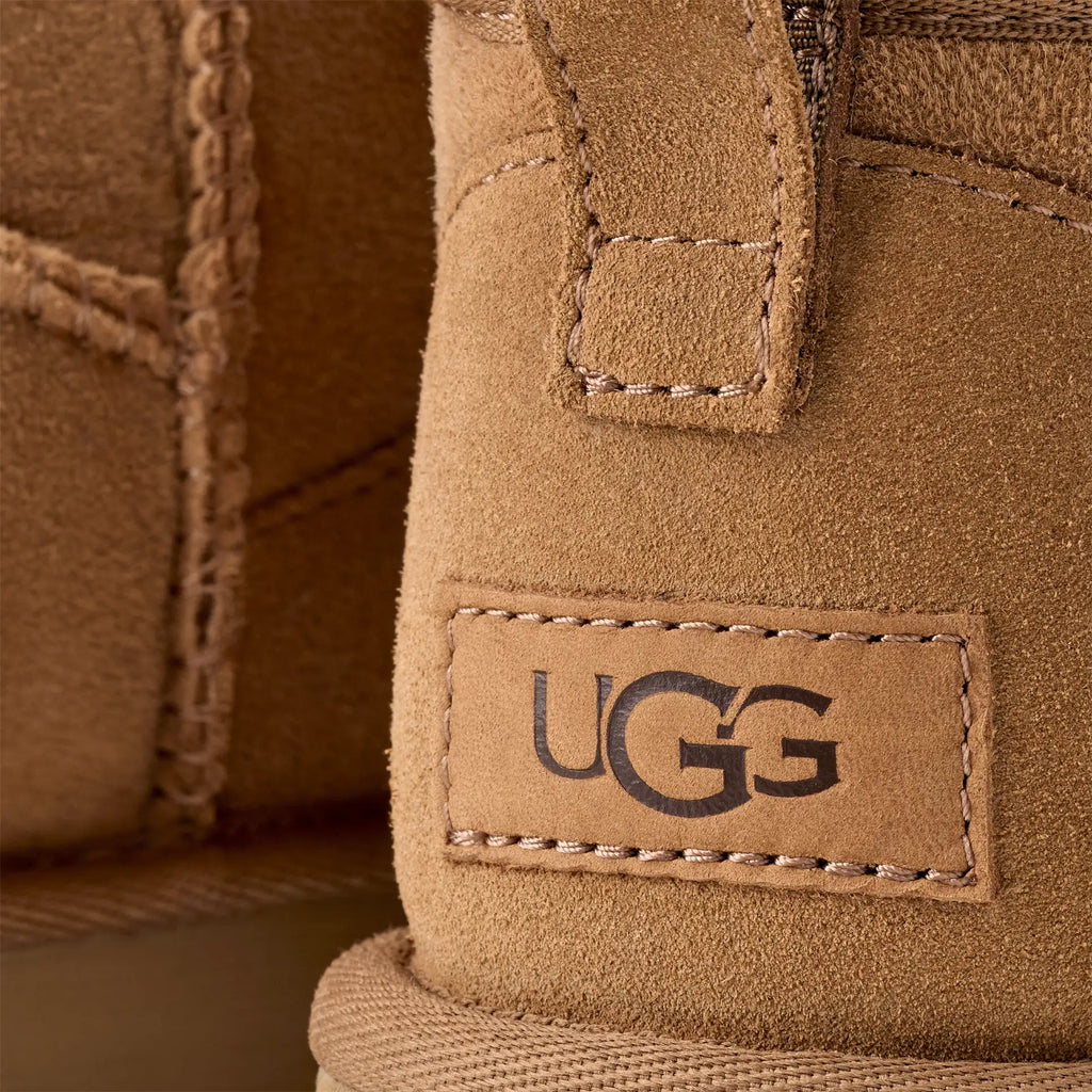UGG Classic Ultra Mini Boot – 17mm Sheepskin, Lightweight Outsole, Easy On-Off Design