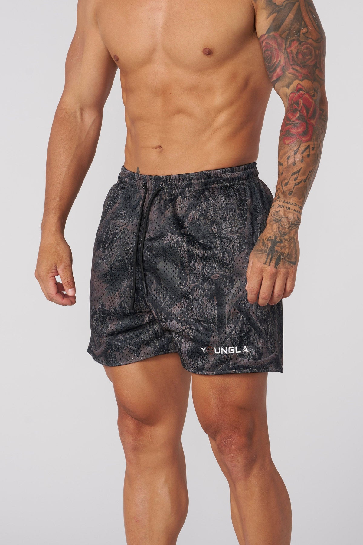 1117 - Tree Camo Mesh Shorts - August 5th